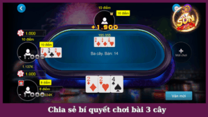 Bí quyết áp dụng cách chơi bài 3 cây chuyên nghiệp