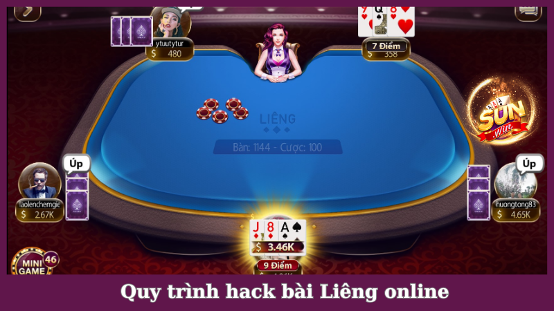 Quy trình hack game Liêng phiên bản online phổ biến