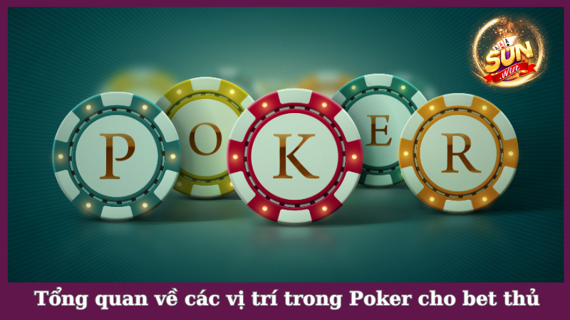 Tổng quan về các vị trí trong Poker cho bet thủ