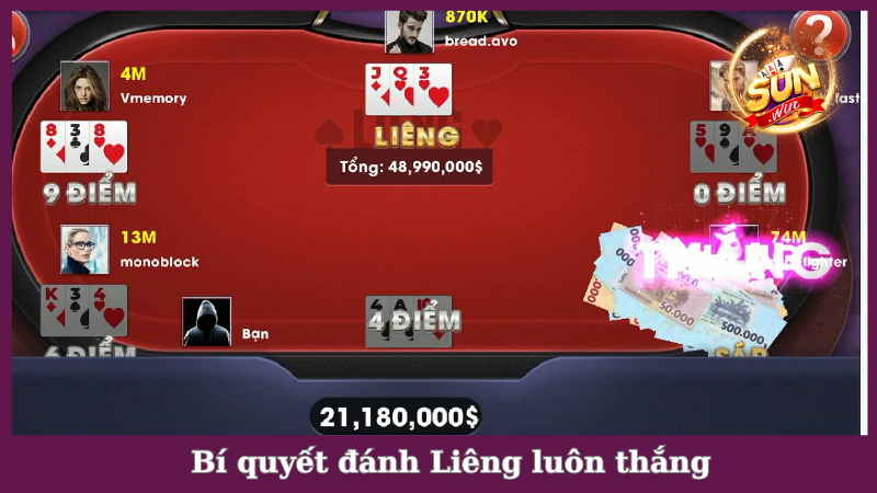 Tuyệt chiêu giải quyết băn khoăn tại sao đánh Liêng hay thua